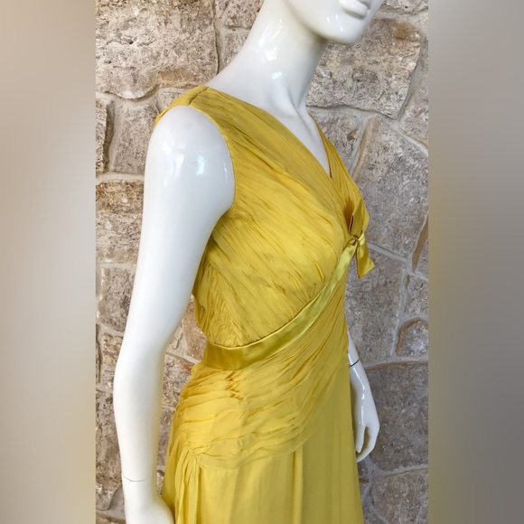 Incredibly Beautiful Vintage 1950s 1960s Robert Morton Ruched Cocktail Dress - Picture 11 of 16